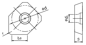 Фрезерная пластина SEGT13T3-W TC9005